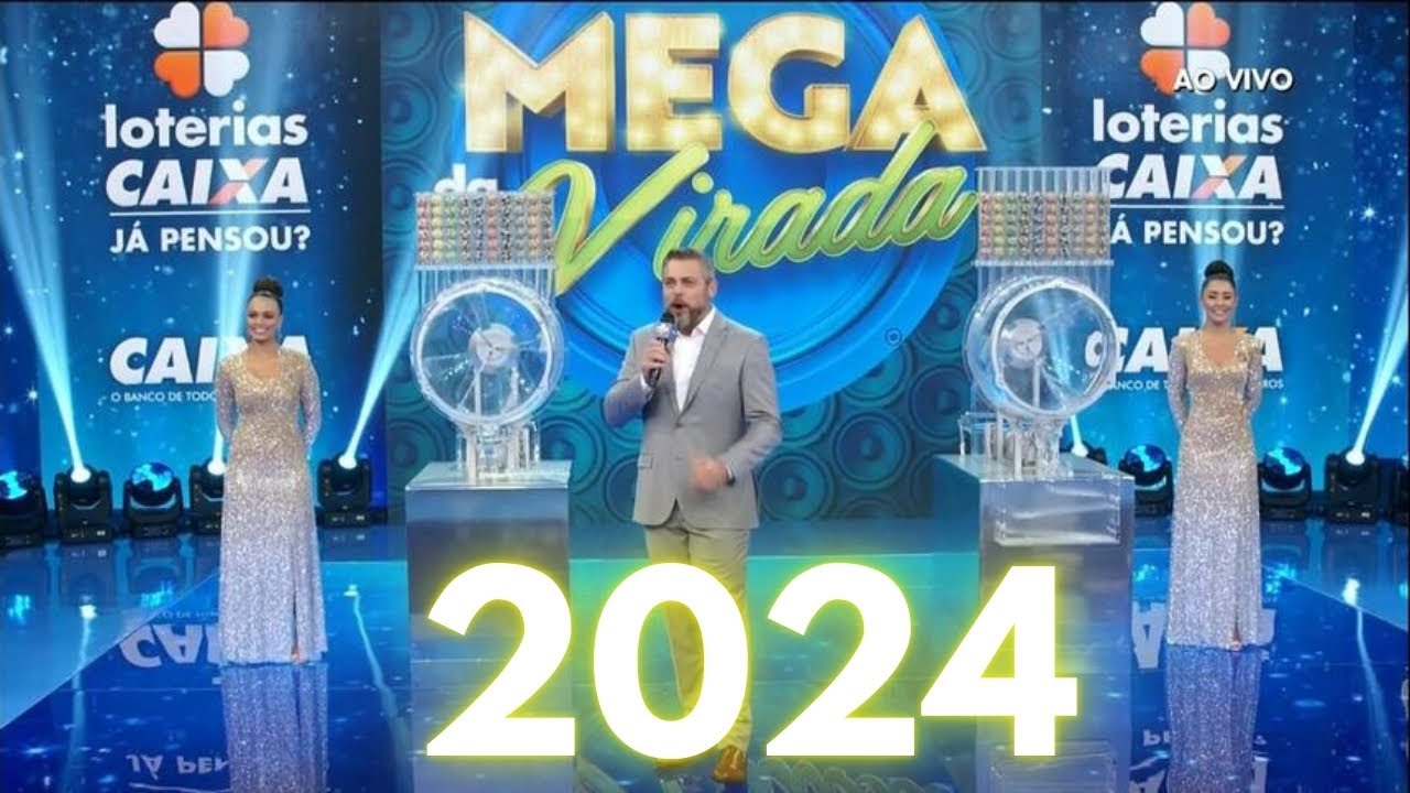 AO VIVO Sorteio Mega da Virada 2024. Mega da Virada pode chegar a R$ 1 bilhão