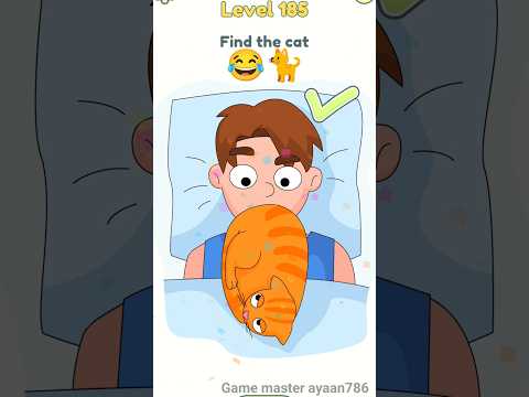 DOP 2: Delete One Part - Level 185 Walkthrough & Solution😂🐈 #shorts #gametrending