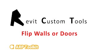 Autodesk Revit. Flip Walls or Doors. ARP Toolkit.
