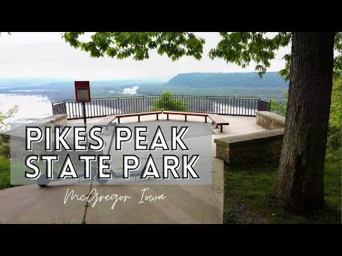 Pikes Peak State Park in Iowa/ Park tour/ RV camping/ road trip 2020