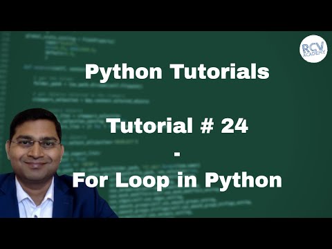 Python Beginner Tutorial 24 For Loop in Python | For Loop Examples