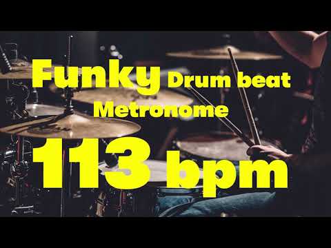 113 bpm funky drumbeat metronome 01
