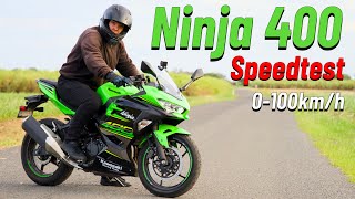 NINJA 400 Speed Test - Can I Beat My Best 0-100km/h times?