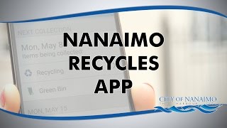 The New Nanaimo Recycles App