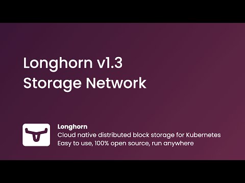Longhorn v1.3: Storage Network