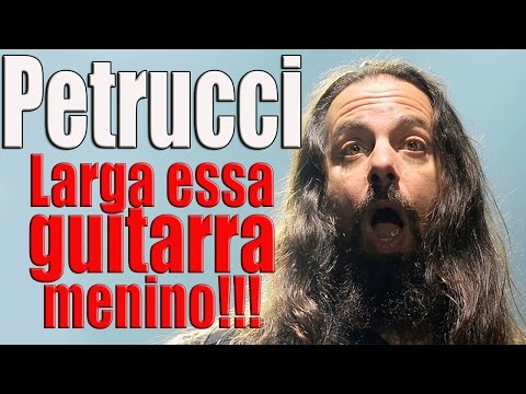 John Petrucci, larga essa guitarra, MOLEQUE!