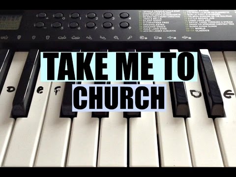 Take Me To Church - Hozier | Easy Keyboard Tutorial With Notes (Chorus Using Right Hand)