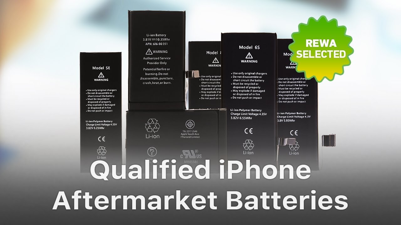 Batterie Qualifizierte iPhone Aftermarket-Batterien - REWA Selected