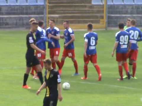 15.04.2017: Odra Opole - Siarka Tarnobrzeg 4:3 - gol Marcina Wodeckiego na 1:1