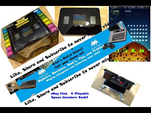 eBay Find.  A playable Space Invaders Tabletop bank!