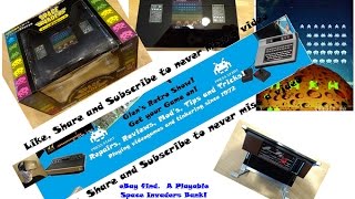 eBay Find.  A playable Space Invaders Tabletop bank!