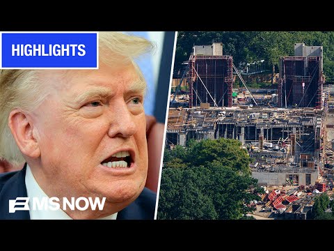Trump 'in a RAGE' after White House ballroom project PAUSED by court | COMPILATION