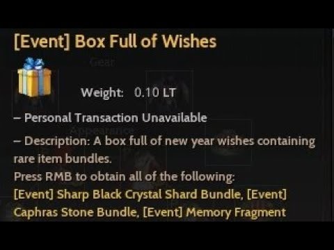 Opening [Event] Box Full of Wishes