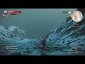 The Witcher 3 Mountain Slide into a swan dive