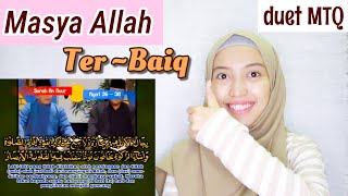 Download lagu KH MUAMMAR ZA H CHUMAIDI BERDUET Tilawah Surah An-Nuur Ayat 36-38 | Reaction mp3