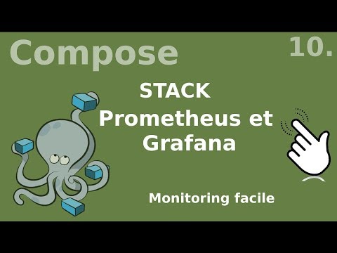 Docker compose 10 Stack prometheus et grafana
