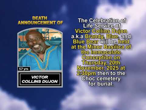 Victor Collins Dujon ~ Short Obituary