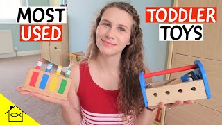 5 MOST USED TOYS for 2-3 Year Old Toddler
