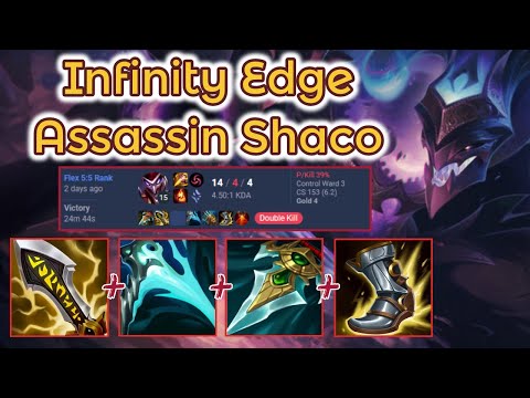 Infinity Rush Crit Shaco - S13 Ranked [League of Legends] Full Gameplay - Infernal Shaco