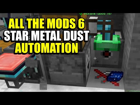 DEWSTREAM - Ep167 Star Metal Dust Automation - Minecraft All The Mods 6 Modpack