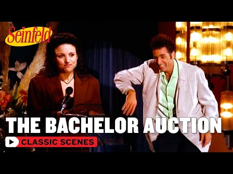 Elaine Hosts A Bachelor Auction | The Barber | Seinfeld