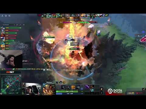 Gorgc React Whitemon Echo Slam to delete Noone - Ti11 Last Chance Qualifer - Dota 2 Clips