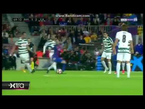 Barcelona - Eibar funny penalty and missed