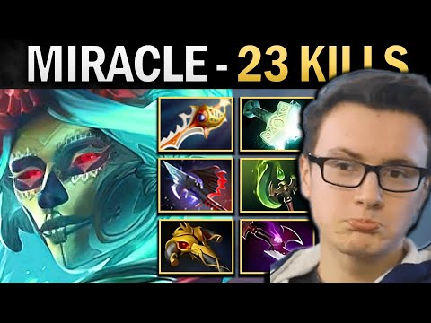 Muerta Dota Gameplay Miracle with 23 Kills and Silveredge