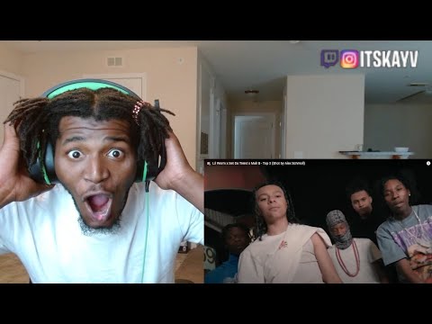 Lil Worm x Set Da Trend x Mali B - Top 3 REACTION!!  LIL WORM IS TUFF!!