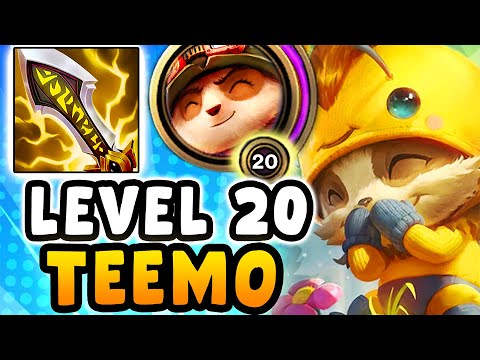 LEVEL 20 FULL CRIT TEEMO HAS NEVER BEEN STRONGER!! (New Season 2026)