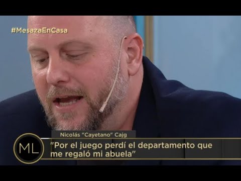 Cayetano habló de su adicción al juego: "Perdí el departamento que me regaló mi abuela"