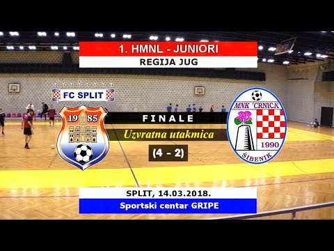1. HMNL JUNIORI Jug: SPLIT TOMMY - CRNICA, 14.03.2018.
