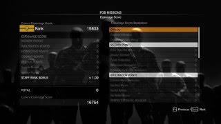 MGSV: TPP OST - FOB Results/Espionage Score