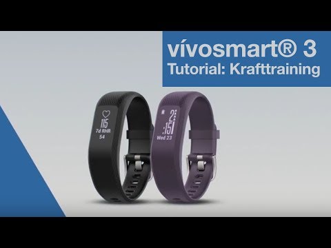 vívosmart® 3 Tutorial - Krafttraining