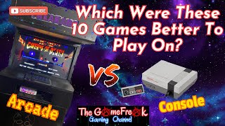 Comparing Arcade Games To Their Console Ports #gaming #videogames #gameplay