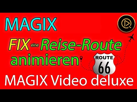 MAGIX Video deluxe Reiserouten-Animation für Einsteiger (MAGIX Travel Maps)