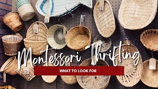 Montessori Thrift Shopping|Montessori at Home #montessoriwithhart