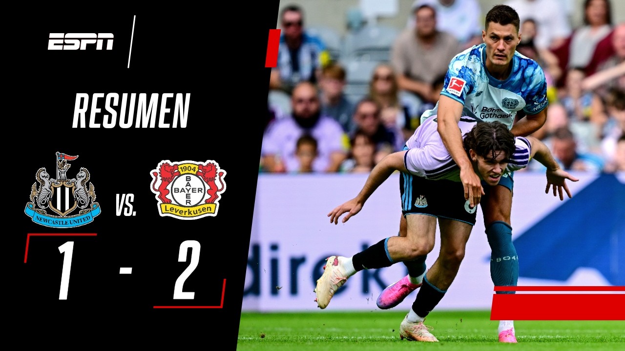 CON UN GOL EN EL FINAL, BAYER VENCIÓ A NEWCASTLE EN UN AMISTOSO | Newcastle 1-2 Bayer L. | RESUMEN