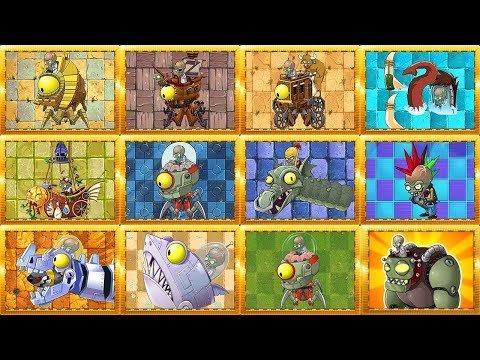 Bean Sprout & All Plants Level 1 vs All New Zombots - PvZ 2 Zomboss Battlez v10.8.1