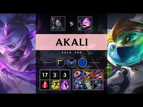 Akali Top vs Kennen - EUW Diamond Patch 25.20