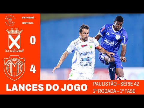 GOLS e LANCES DE SANTO ANDRÉ 0x4 MONTE AZUL - PAULISTÃO A2 | 2026 - 2ª RODADA - IMAGENS: FPF