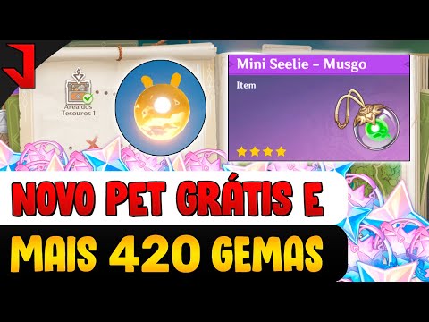 NÃO PERCA ESSE PET GRÁTIS! GUIA COMPLETO DO "CAÇA AOS TESOUROS" GENSHIN IMPACT