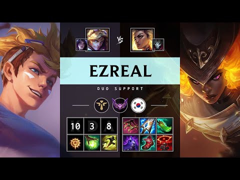 Ezreal Support vs Rell - KR Master Patch 25.05