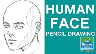 Human face drawing tutorial for beginners | Anatomy drawing