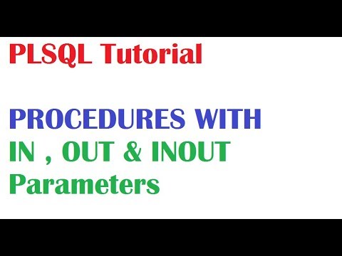 Plsql Tutorial 3 Oracle Plsql Procedure With Example