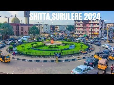 Surelere Lagos Nigeria  Part 2 | Shitta | Masha-kelo| Coker street |Iporin estate MOTOCYCLE TRAVEL