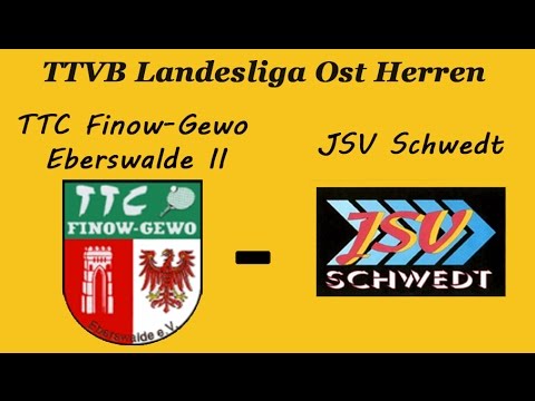 +++ TTC Finow 2 - JSV Schwedt +++ [TTVB Landesliga Ost]