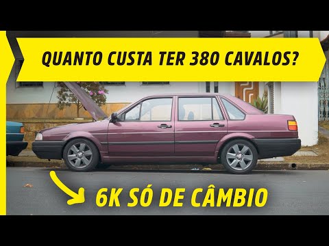 🚀 380 CAVALOS E VISUAL PACATO! VW SANTANA TURBO FORJADO