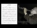 Sidney Bechet- All of Me Transcription