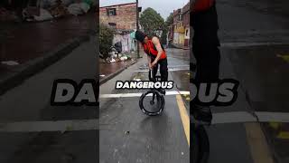 Downhill, Raining, And NO Brakes... 🛑
